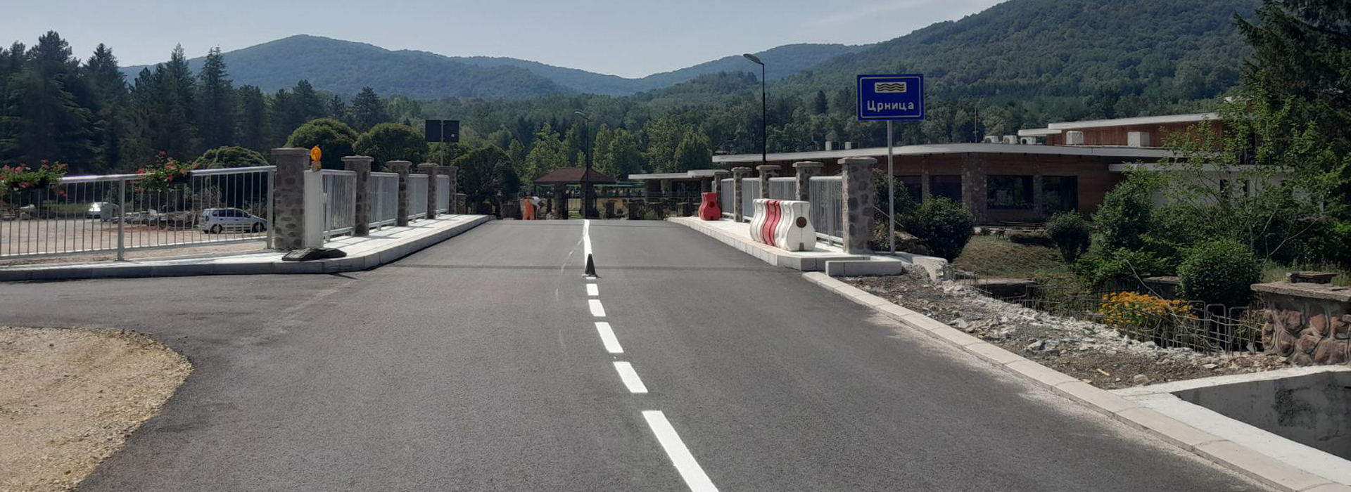 COMPLETED CONSTRUCTION OF THE NEW BRIDGE OVER THE CRNICA RIVER IN THE TOWN OF SISEVAC